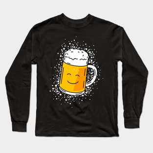 Happy beer mug Long Sleeve T-Shirt